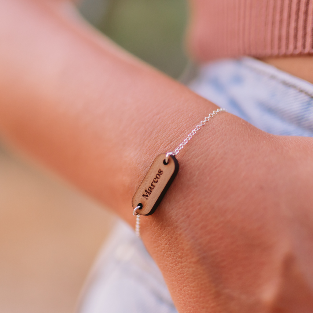 Pulsera Grabable Nombre personalizada (5)